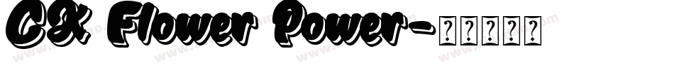 CK Flower Power字体转换